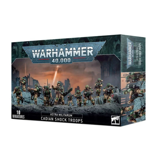 Warhammer 40k: Astra Militarum: Cadian Shock Troops (2023) 1 Warhammer 40k: Astra Militarum: Cadian Shock Troops (2023)