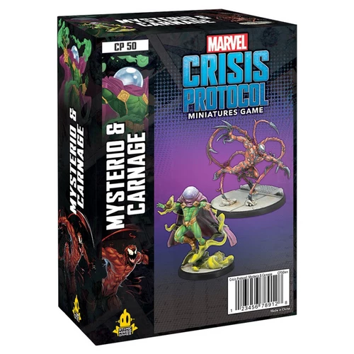 Marvel: Crisis Protocol - Mysterio And Carnage Character Pack 1 Marvel: Crisis Protocol - Mysterio And Carnage Character Pack
