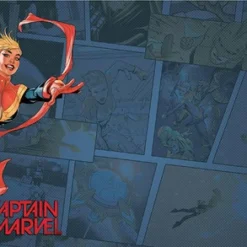 Marvel Champions LCG: Captain Marvel Game Mat