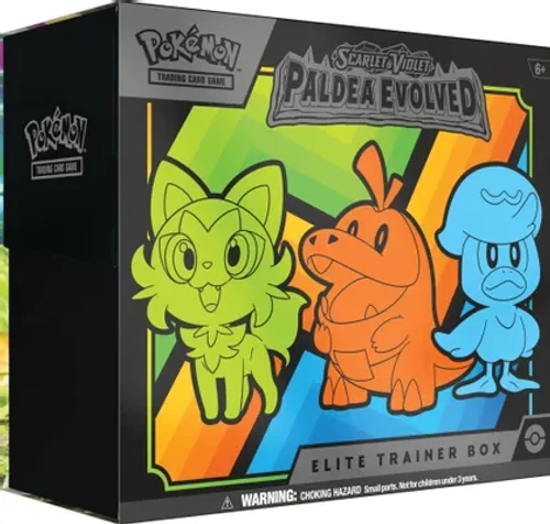 Pokemon TCG: SV02 Paldea Evolved Elite Trainer Box -game Sales Store image 63576.1687010578